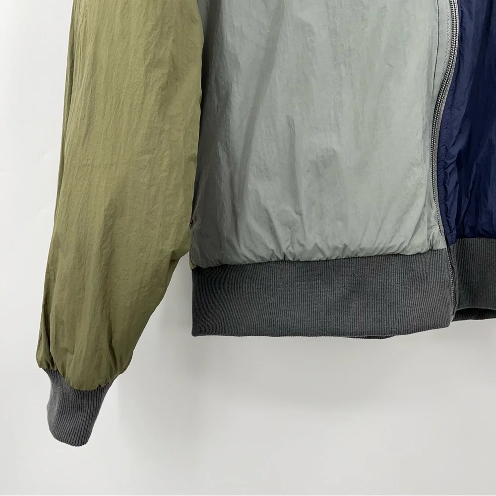 KRIFF MAYER M/L Japan Colorblock Sherpa Fleece Jacket reversible mens